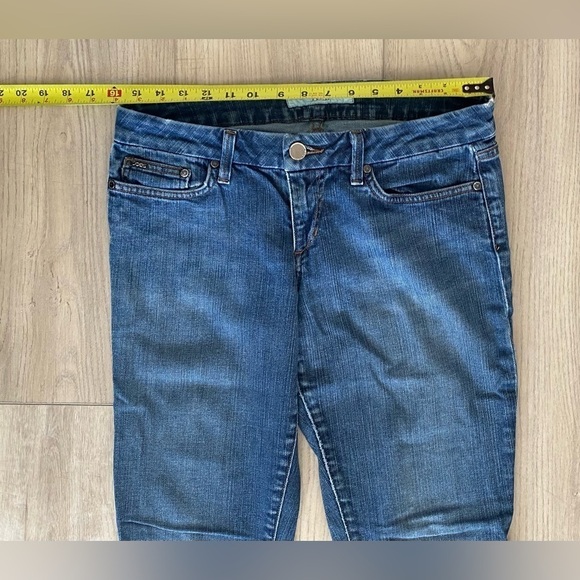 Joe's Jeans Chelsea Dark Blue Denim Straight Leg Mid Rise Jeans Women's EUC - Picture 7 of 9